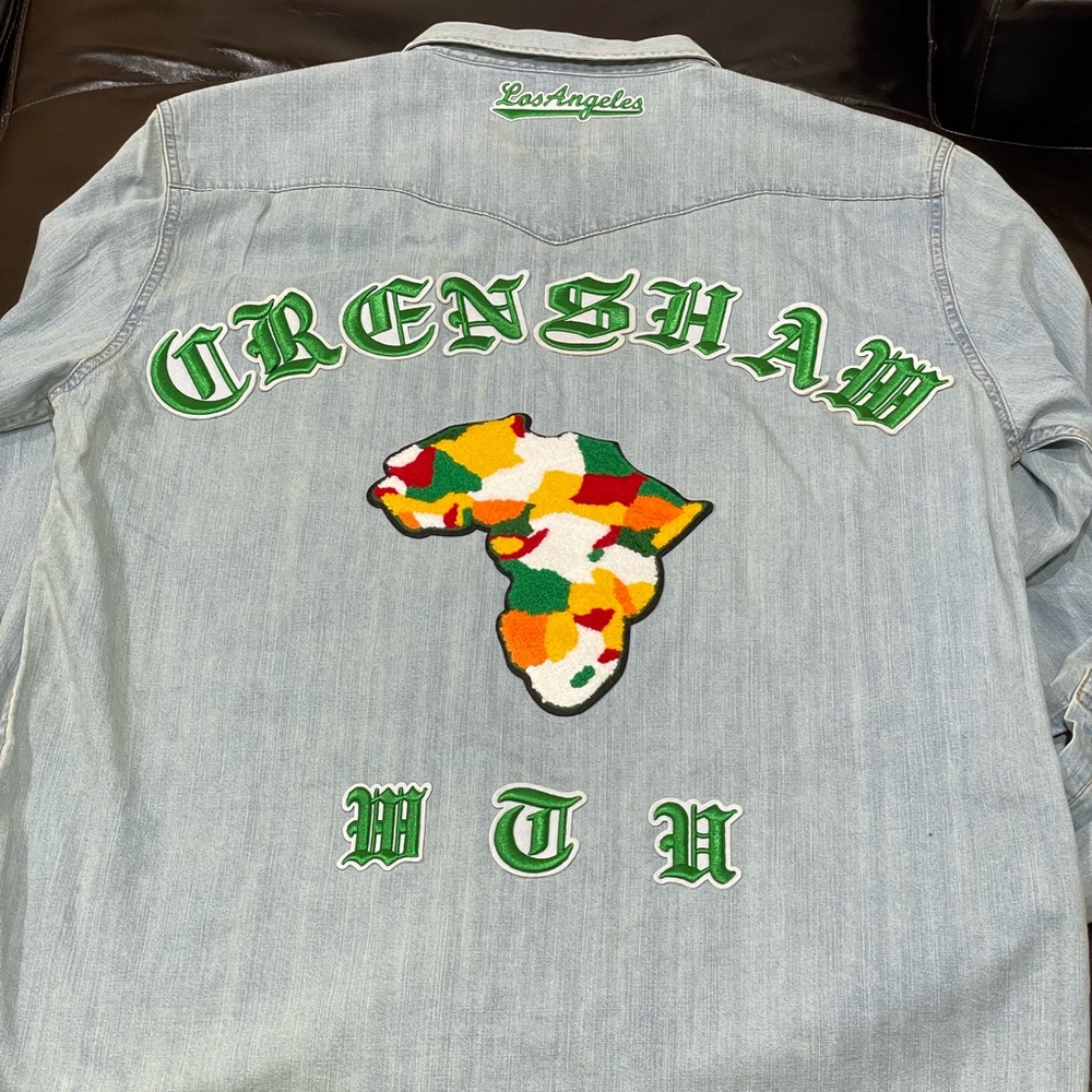 2X denim custom Crenshaw WTU shirt